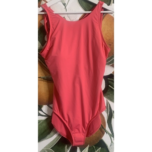 Tommy Bahama Other - Tommy Bahama Womens Size 16 High Neck Tie Back Coral One Piece Swimsuit NWT